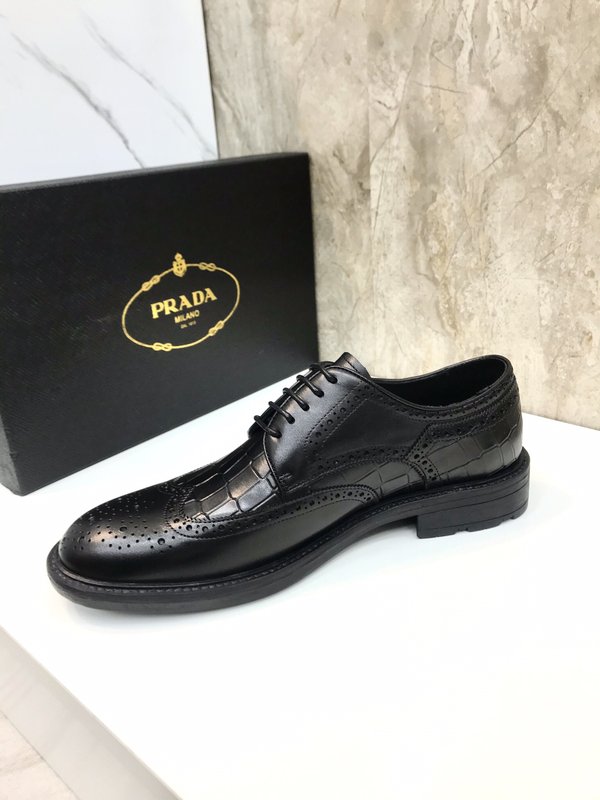 프라다 PRADA 남성 정장 가죽 슈즈 슬립온 001-196014