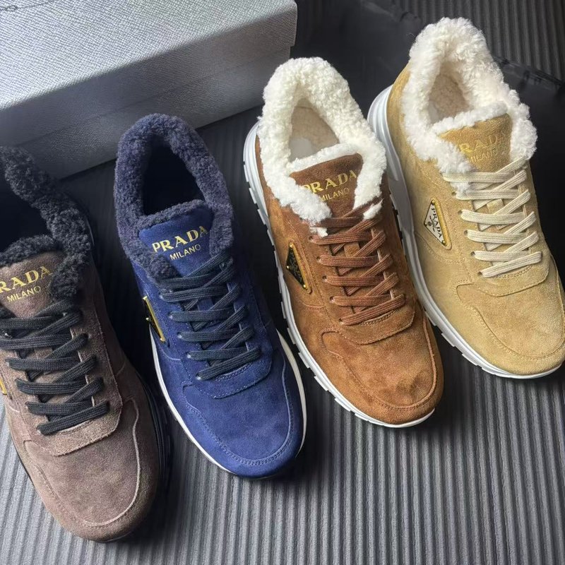PRADA 신상 진짜 양모 부츠 001-196083