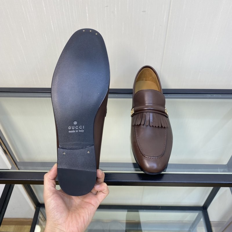 GUCCI 고품질 가죽 태슬 로퍼 슈즈 001-196147
