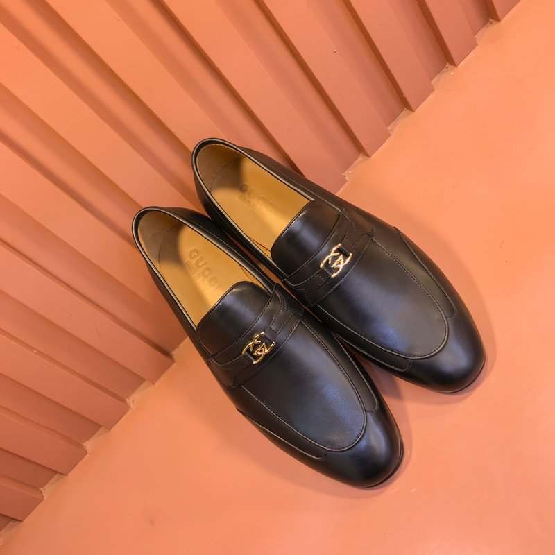 Gucci 오리지널 소가죽 안감 가죽 구두 001-196150