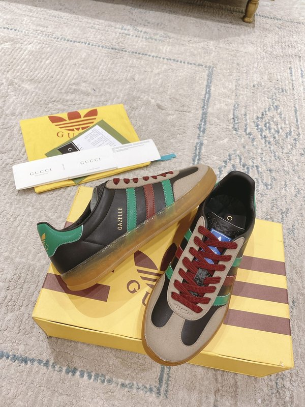 아디다스 x 구찌 Gazelle 커플 운동화 001-196164