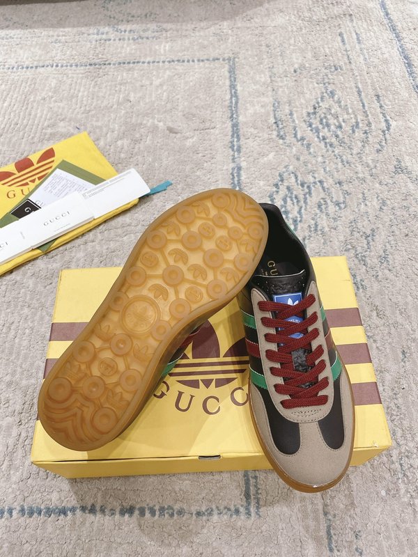 아디다스 x 구찌 Gazelle 커플 운동화 001-196164