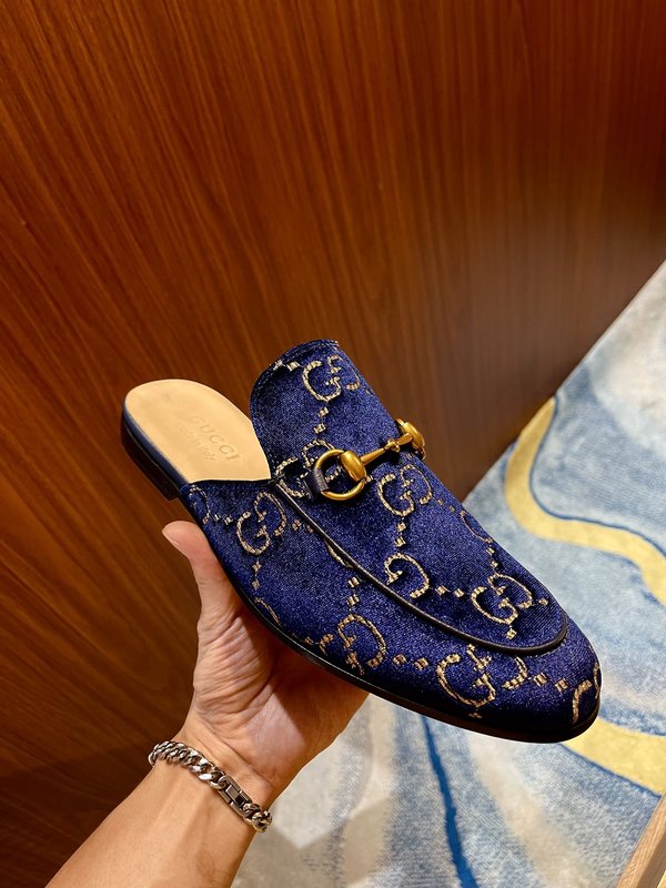 GUCCI 남성 여름 뮬 슬리퍼 001-196178