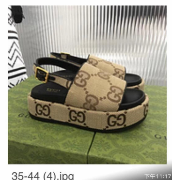 구찌 Gucci 신상 두꺼운 바닥 슬리퍼 001-196205