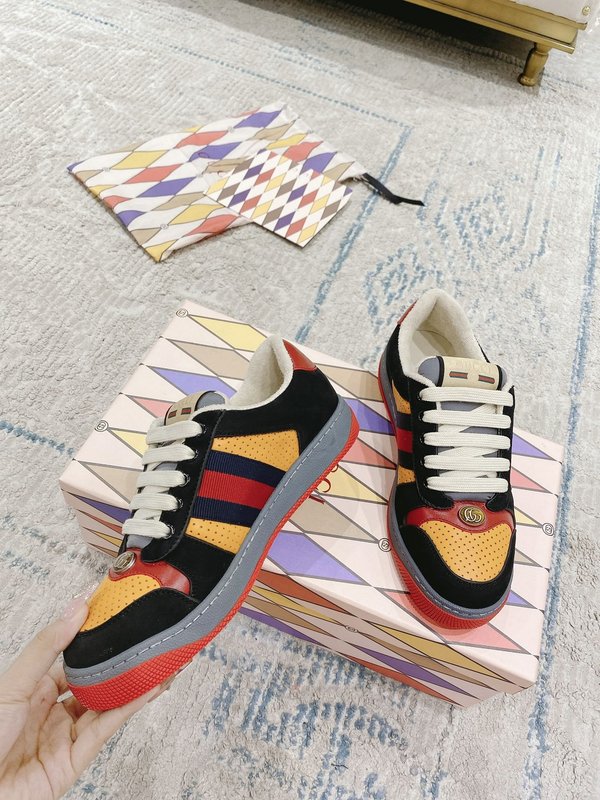 Gucci 클래식 더티 스니커즈 1:1 정밀 복제 001-196232