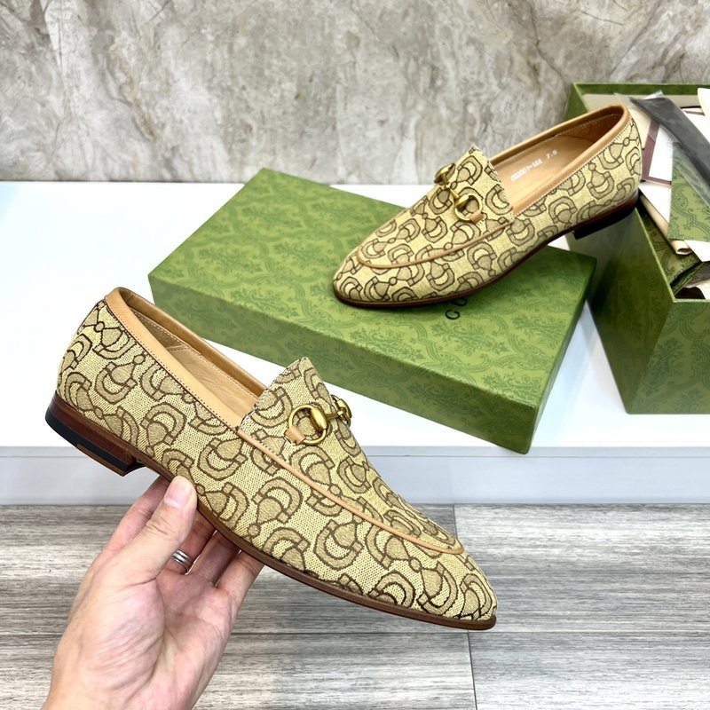 GUCCI 구찌 남성 패션 캐주얼 가죽 신발 001-196262