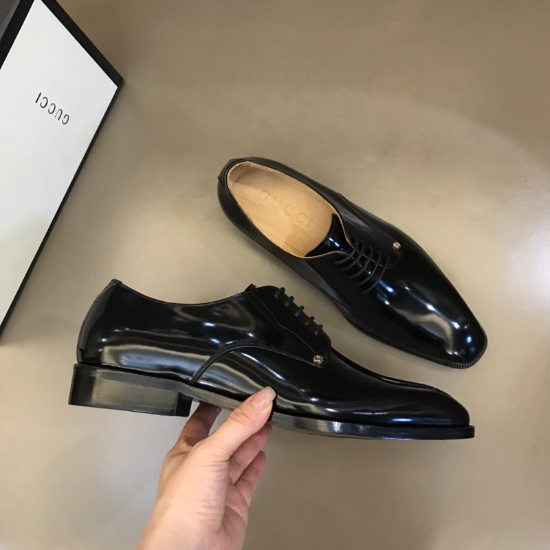 GUCCI 남성 비즈니스 정장 캐주얼 가죽 신발 001-196308
