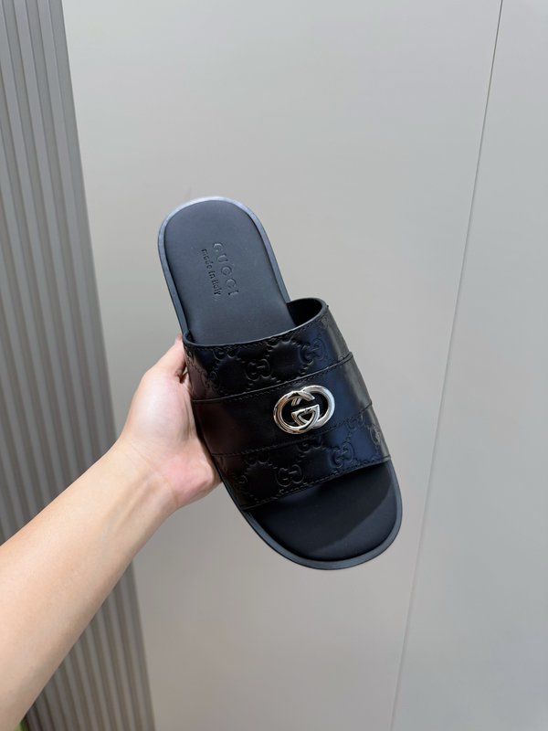 구찌 Gucci 남성 Lido 시리즈 더블 G 샌들 001-196344