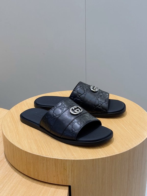 구찌 Gucci 남성 Lido 시리즈 더블 G 샌들 001-196344