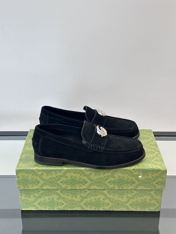 Gucci 남성 고급 가죽 캐주얼 구두 001-196465