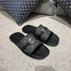 GUCCI 원피스 샌들 전체 가죽 바닥 001-196499