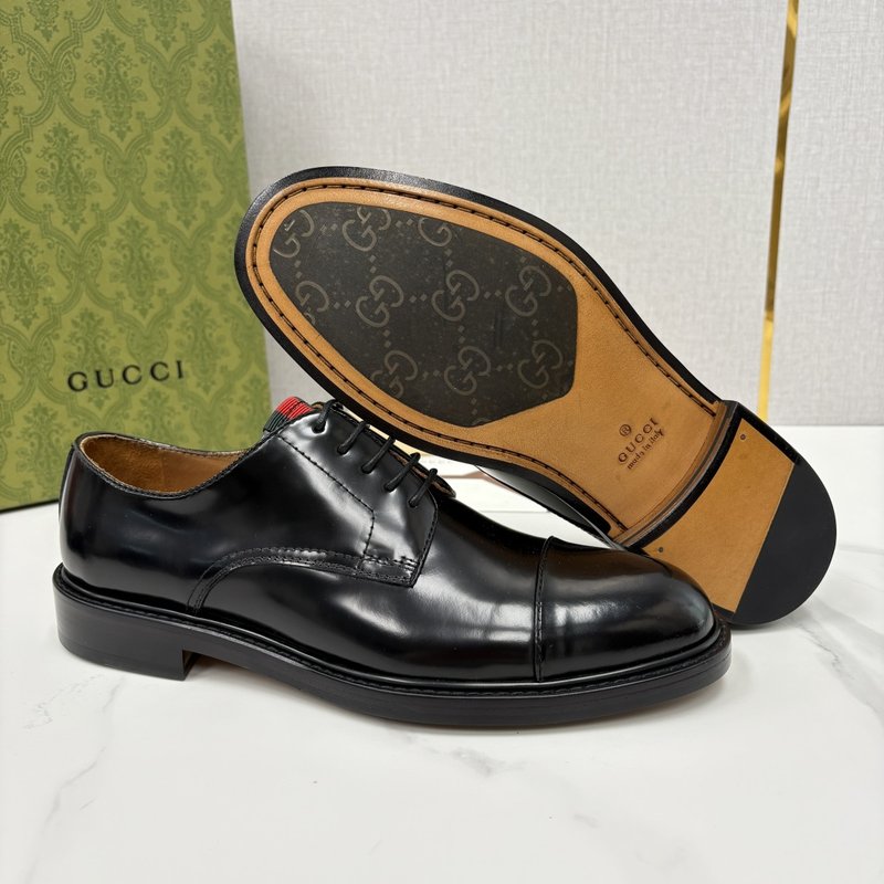 GUCCI 남성 클래식 웹팅 정장 구두 001-196511