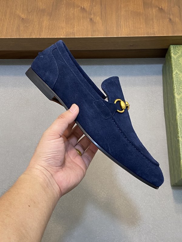 GUCCI 구찌 오리지널 소가죽 가죽바닥 로퍼슈즈 001-196567