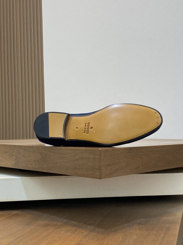 GUCCI 구찌 오리지널 소가죽 가죽바닥 로퍼슈즈 001-196567