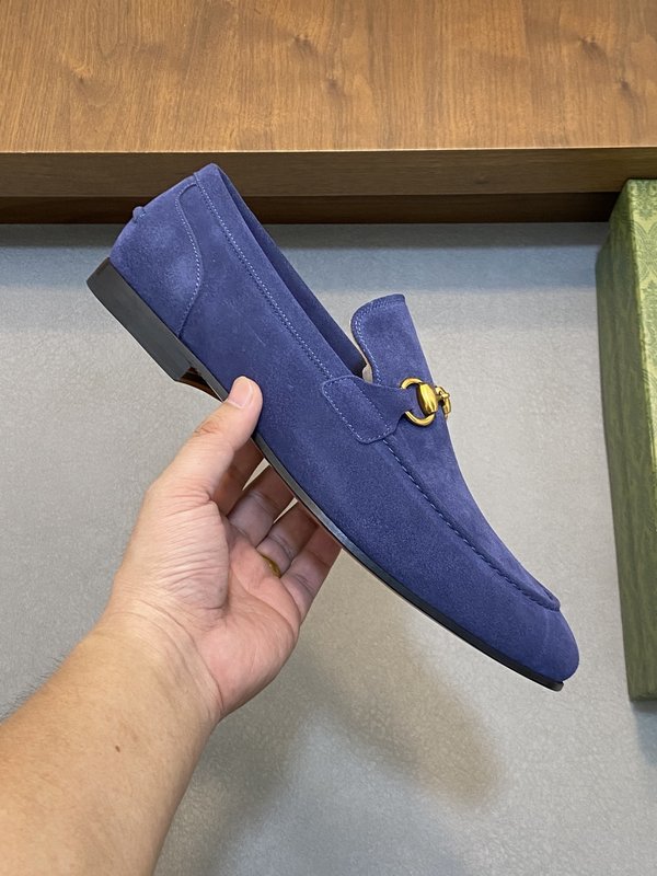 GUCCI 구찌 오리지널 소가죽 가죽바닥 로퍼 001-196569