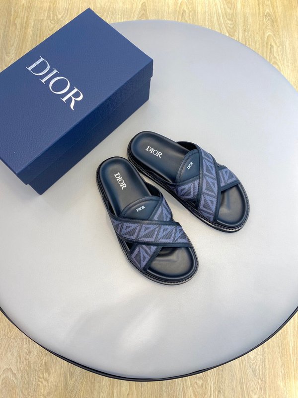 Dior 남성 수입 가죽 슬리퍼 001-196611