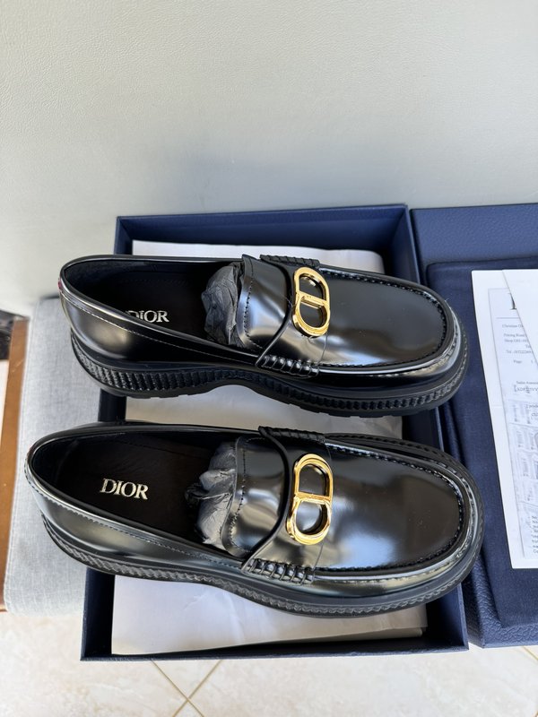 디올 Dior 오리지널 품질 캐주얼 가죽 신발 001-196663