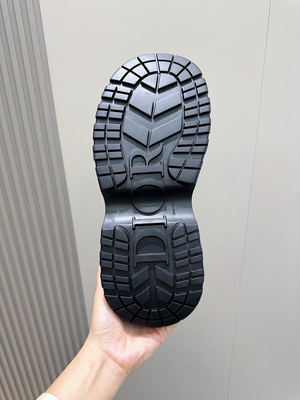 Dior 남성 레이싱 스웨드 가죽 하이톱 부츠 001-196745