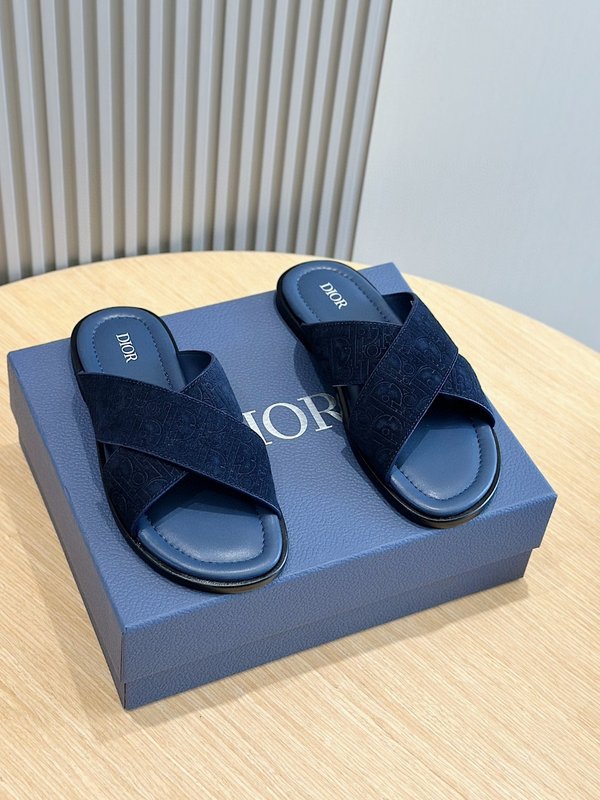Dior Alias 남성 가죽 슬리퍼 001-196748