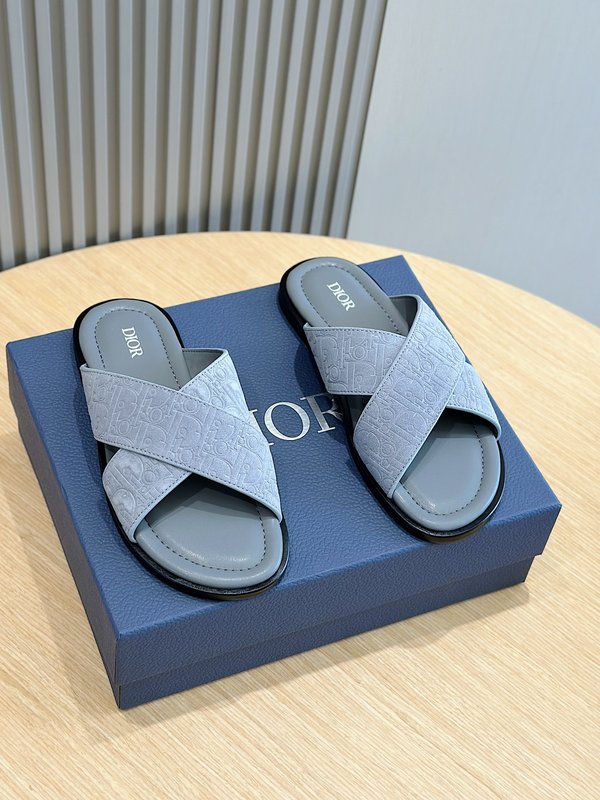 Dior Alias 남성 가죽 슬리퍼 001-196748