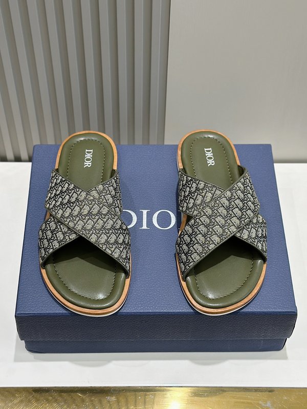 Dior Alias 남성용 가죽 슬리퍼 001-196759