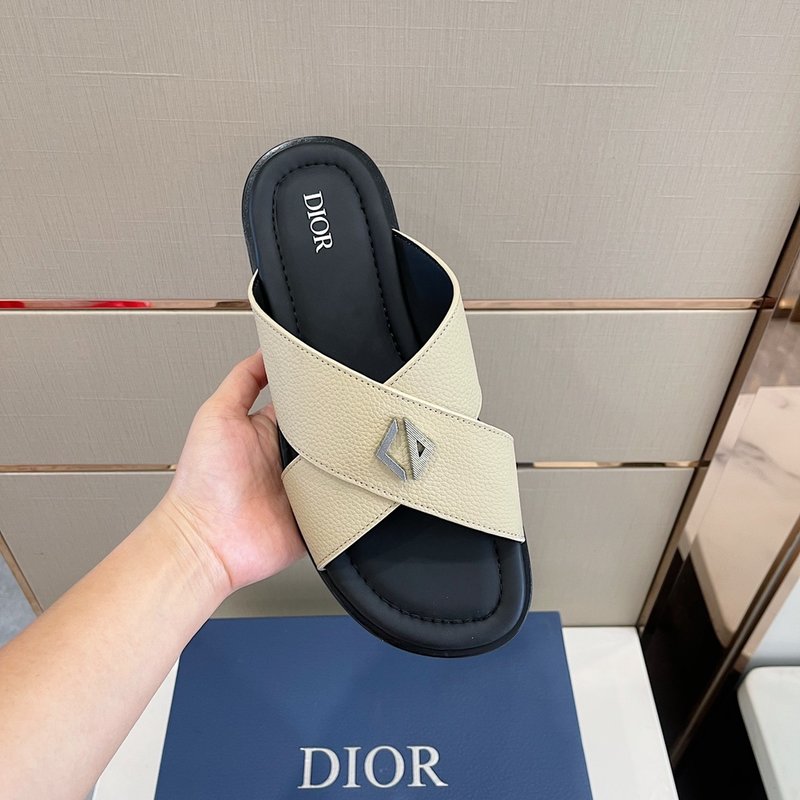 Dior Alias 남성 크로스 밴드 슬리퍼 001-196762