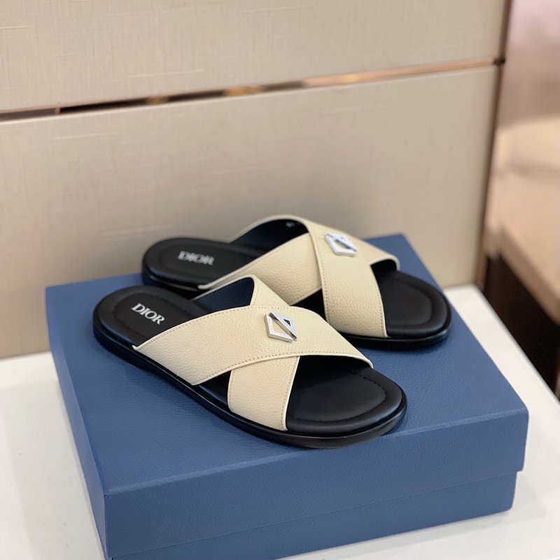 Dior Alias 남성 크로스 밴드 슬리퍼 001-196762