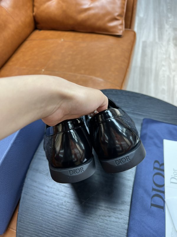 Dior 디오르 남성 블랙 로퍼 구두 001-196790
