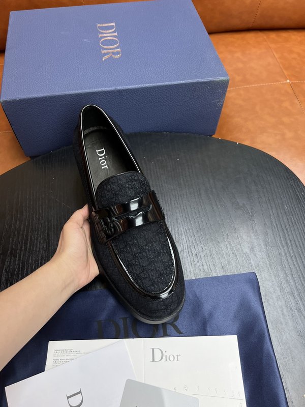 Dior 디오르 남성 블랙 로퍼 구두 001-196790