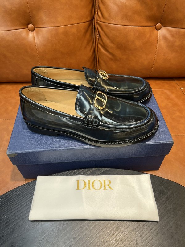 Dior 디오르 남성 광택 소가죽 구두 001-196792