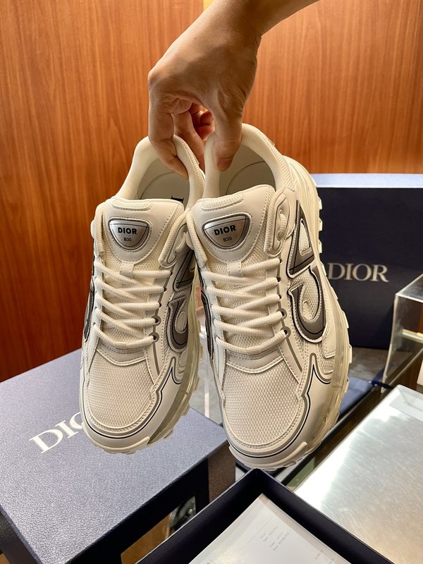Dior 킴 존스 B30 투명 쿠션 운동화 001-196796