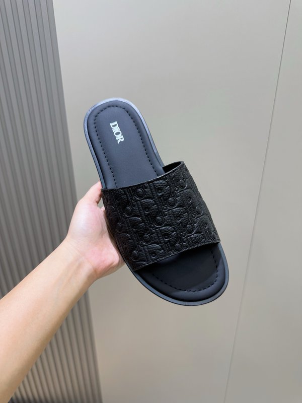 디올 Dior Alias 남성 가죽 슬리퍼 001-196810