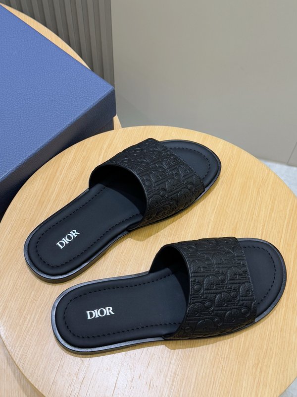 디올 Dior Alias 남성 가죽 슬리퍼 001-196810