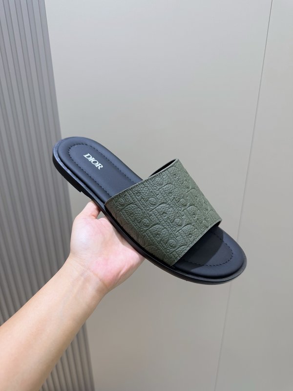 디올 Dior Alias 남성 가죽 슬리퍼 001-196811