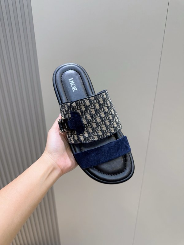 Dior 남성용 Aqua 프린트 샌들 001-196817