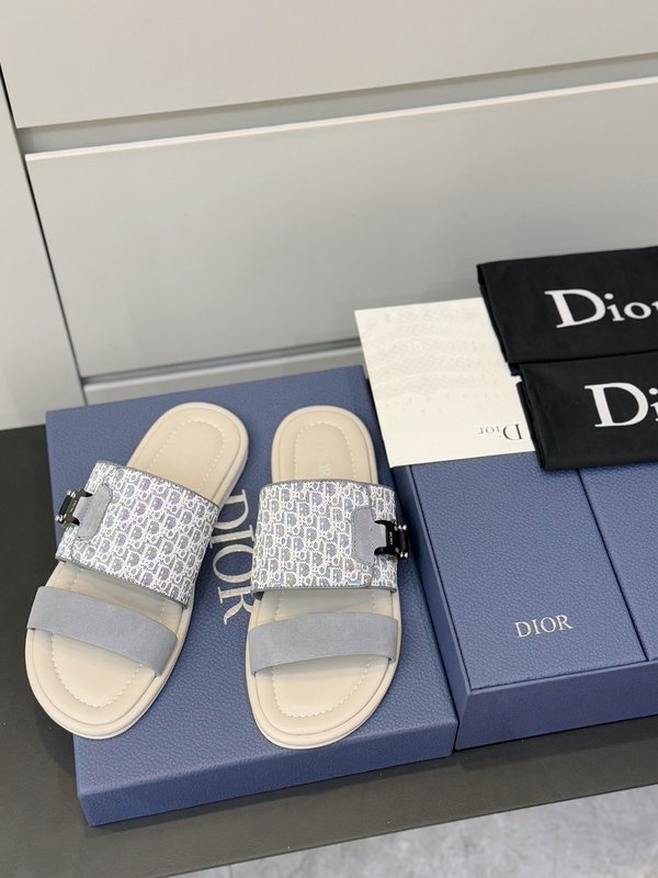 Dior 남성용 Aqua 프린트 샌들 001-196818