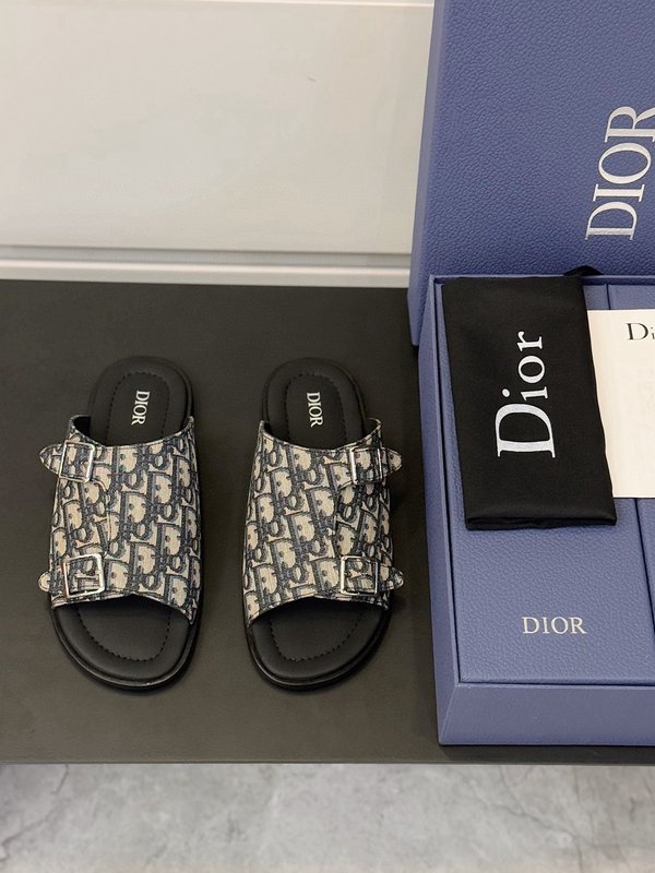 Dior Aqua 남성 프린트 슬리퍼 001-196877