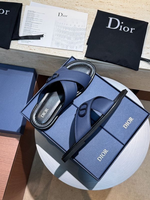 디올 Dior Alias 남성 소가죽 슬리퍼 001-196879