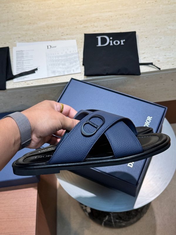 디올 Dior Alias 남성 소가죽 슬리퍼 001-196879