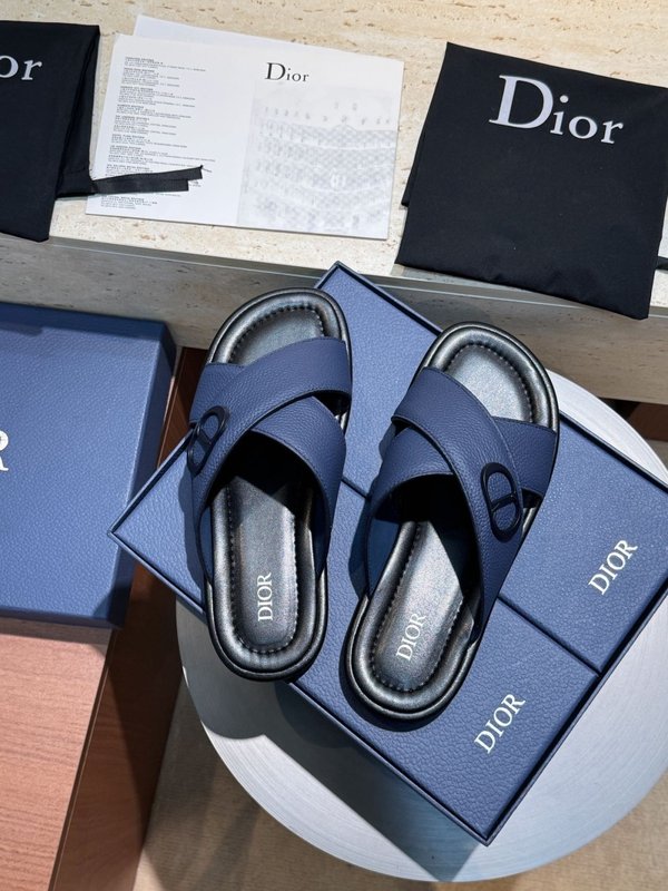디올 Dior Alias 남성 소가죽 슬리퍼 001-196879
