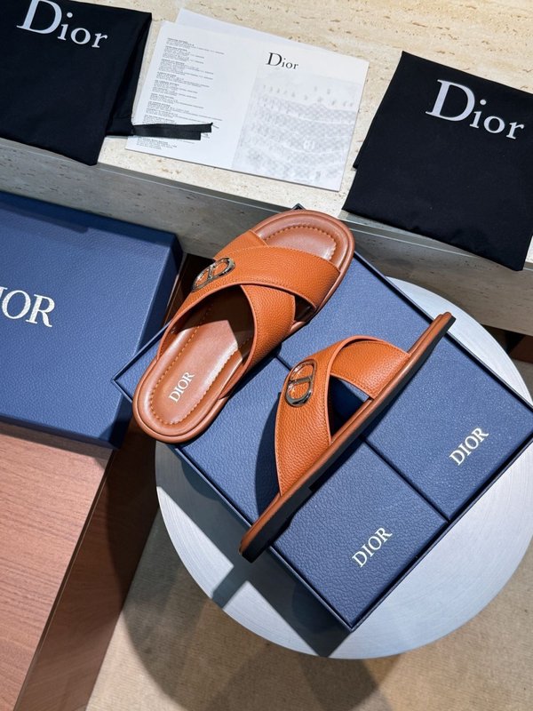 디올 Dior Alias 남성 소가죽 슬리퍼 001-196882