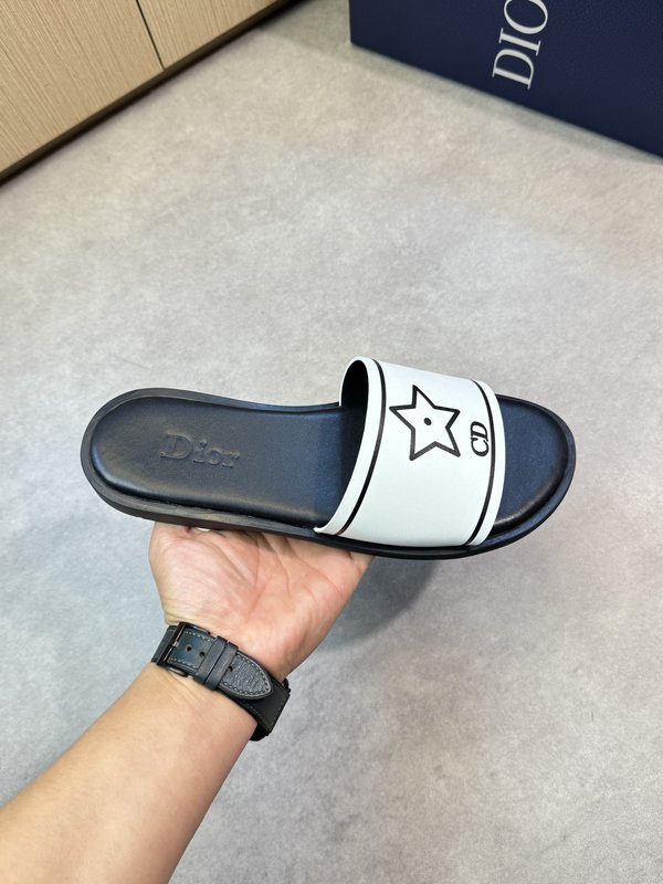 디올 브랜드 토템 프린트 캐주얼 슬리퍼 001-196904