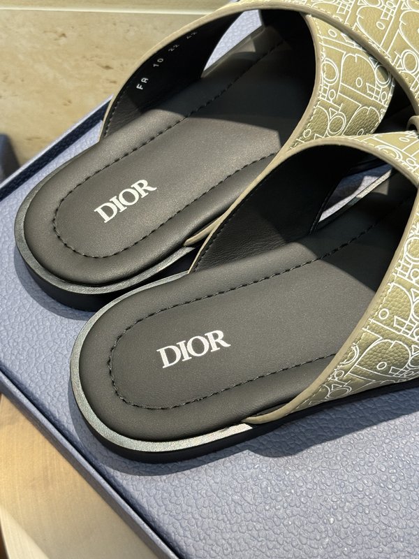 디올 Dior Alias 남성 가죽 슬리퍼 001-196910