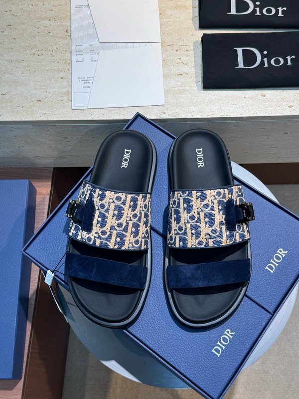 DIOR Aqua 남성 슬리퍼 샌들 001-196935