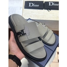 Dior Aqua 남성 교차 밴드 캔버스 슬리퍼 001-197149