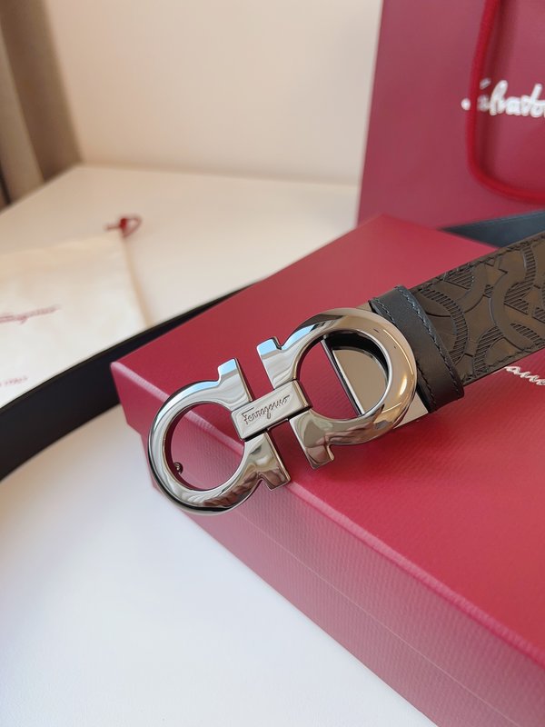 페라가모 Ferragamo 우아한 버클 벨트 001-197347