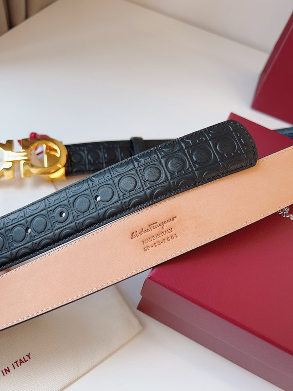 페라가모 Ferragamo 신사 벨트 35mm 폭 001-197349
