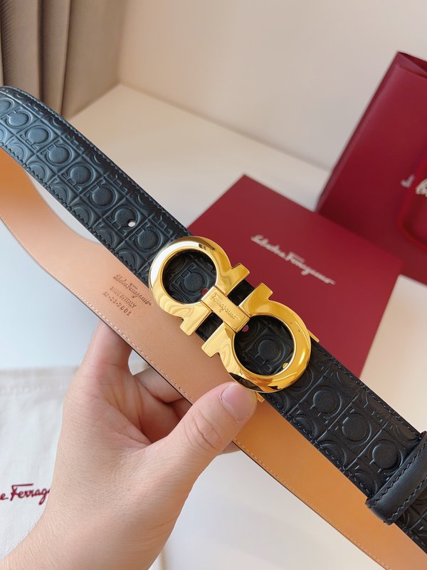 페라가모 Ferragamo 신사 벨트 35mm 폭 001-197349