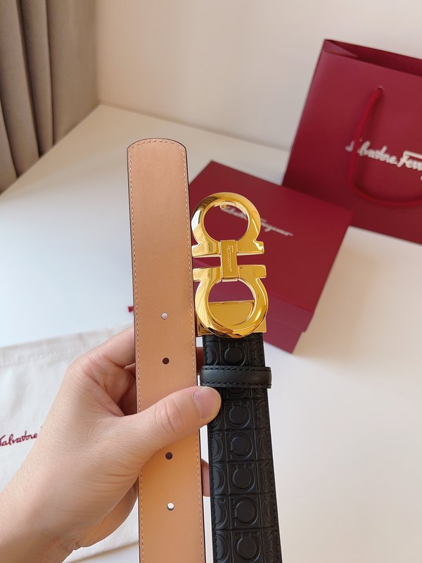 페라가모 Ferragamo 신사 벨트 35mm 폭 001-197349