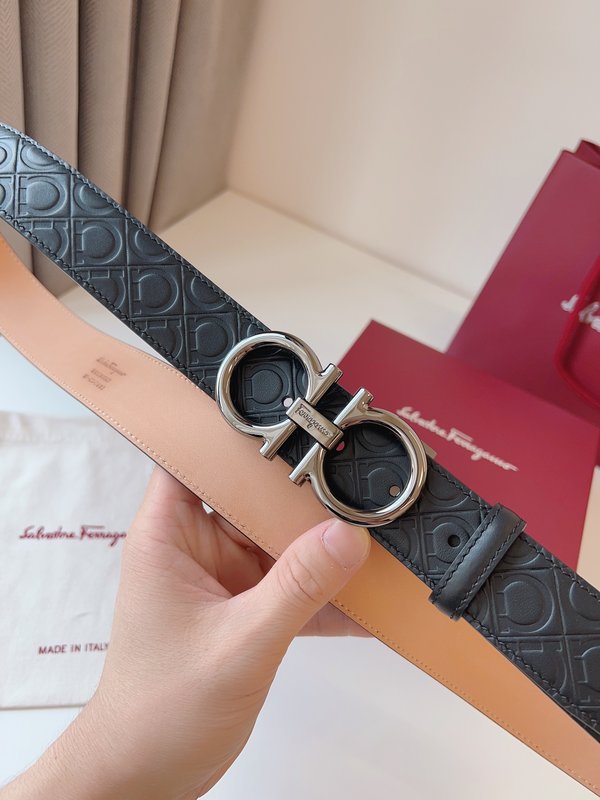 페라가모 Ferragamo 양면 벨트 35mm 폭 001-197351
